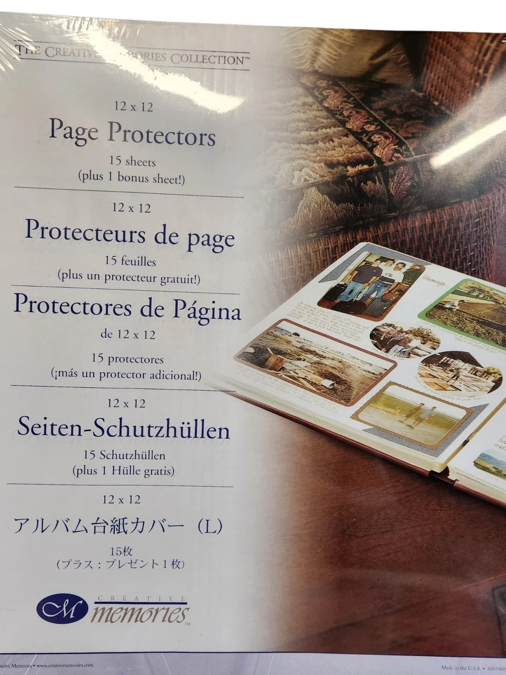 Creative Memories Scrapbook Page Protectors 12 x 12 Lot of 3 (15 Count each)